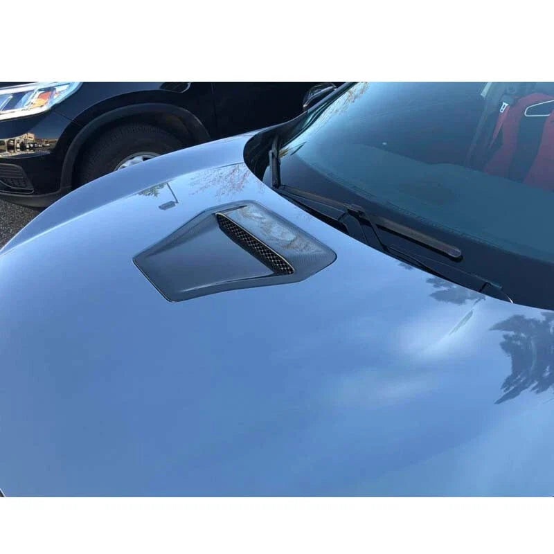 Carbon Fiber Hood Air Vent Cover - Honda Civic Type R FK8 17-21
