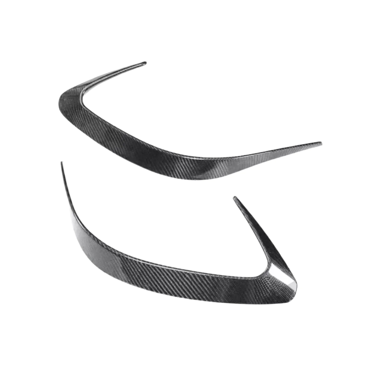 Carbon Rear Bumper Fins Vents Trim - Mercedes Benz C292 Coupe GLE63 GLE43 2015-17