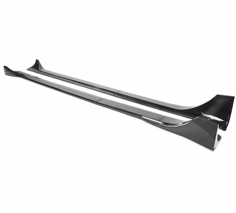 Gloss Black Side Skirts Extension V1 - 20-24 Tesla Model Y