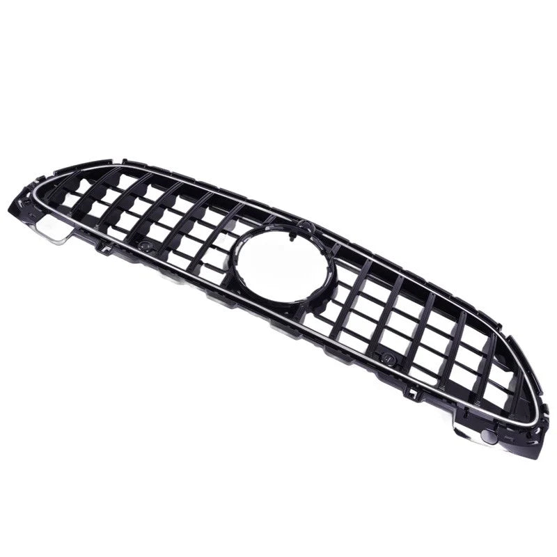 Gloss Black GTR Style w/LED Front Grille replacement - Mercedes Benz C-class W206 S206