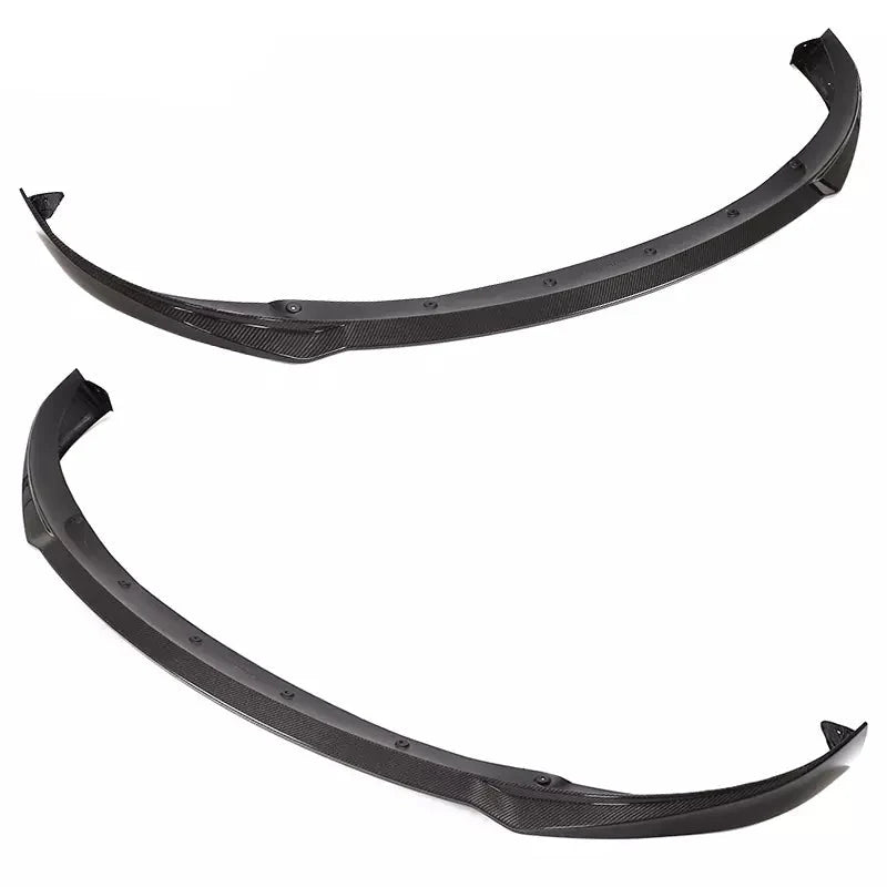 Carbon Fiber Front Lip V2 - 20-24 Tesla Model Y