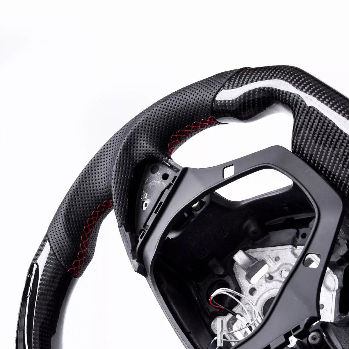 carbon fiber LED W/heated Steering Wheel - Chevrolet Camaro 2016-2023
