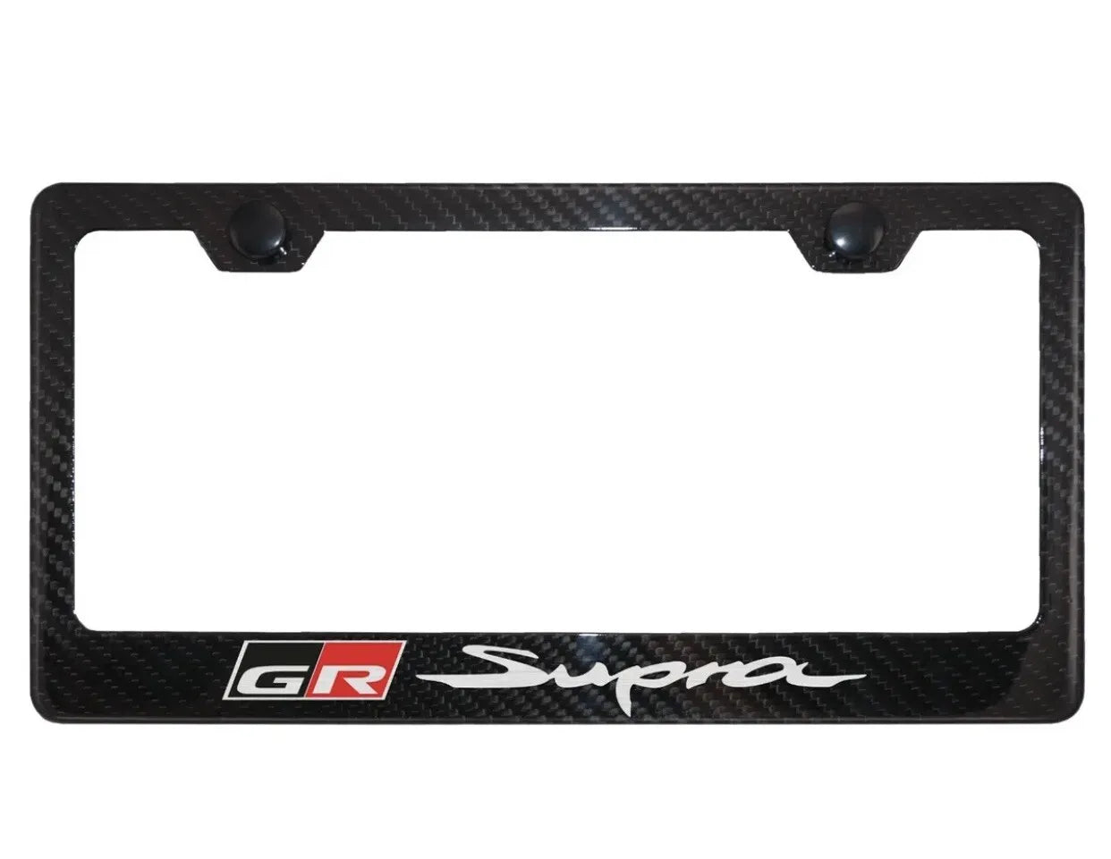 Carbon Fiber License Plate Frame - Toyota GR Supra