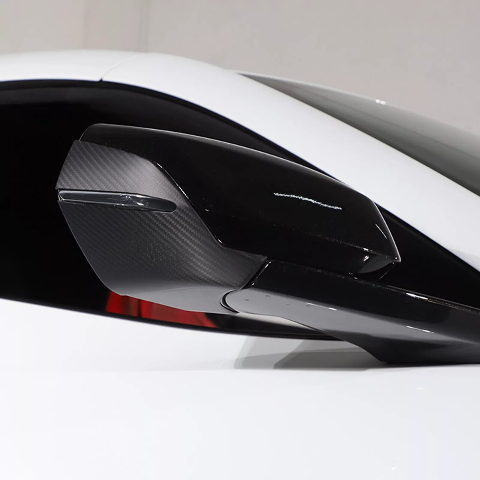 Carbon Fiber Side Lower Mirror Cover - Chevrolet Corvette C8 Stingray Z51 Z06