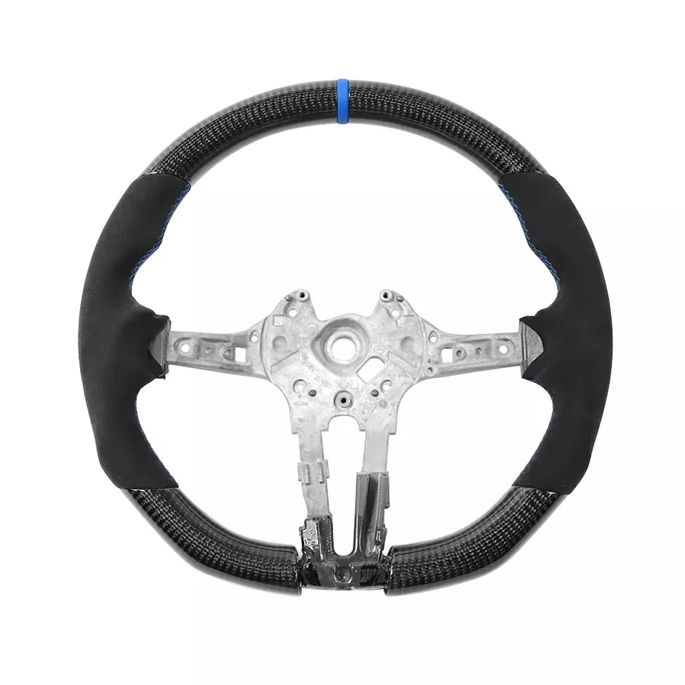 Carbon Fiber Steering Wheel w/ Alcantara - BMW F10 F11 F01 M5 M6