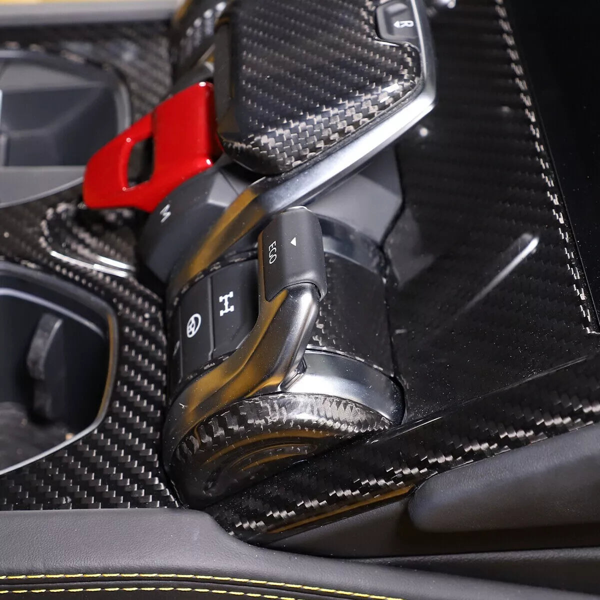 Carbon Fiber Sport Mode Switch Frame Trim - Lamborghini URUS