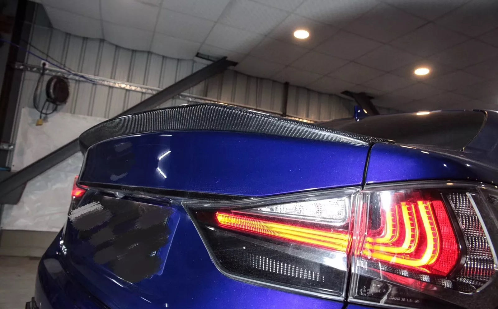 Carbon Fiber Rear Spoiler - LEXUS GS350 GS450H F SPORT