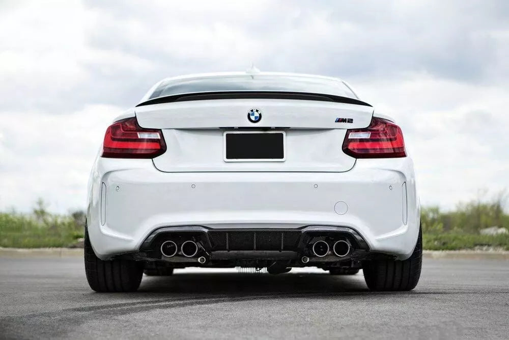 MP Carbon Fiber Rear Bumper Diffuser - BMW F87 M2 Coupe 16-20