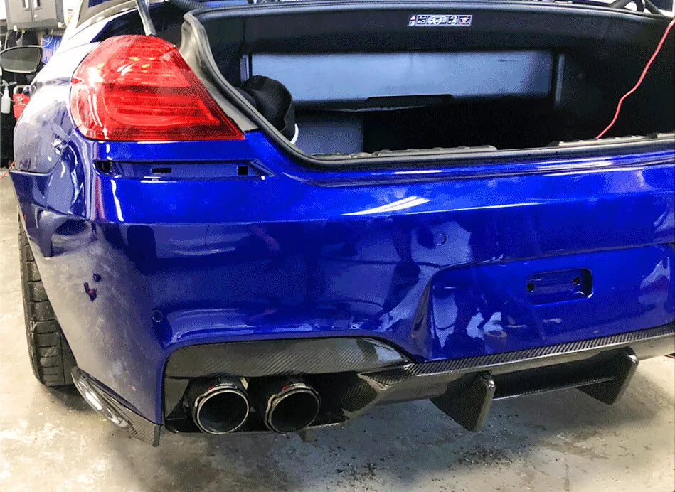 Aggresive Carbon Fiber Rear Diffuser - BMW F06 F12 F13 M6 13-19