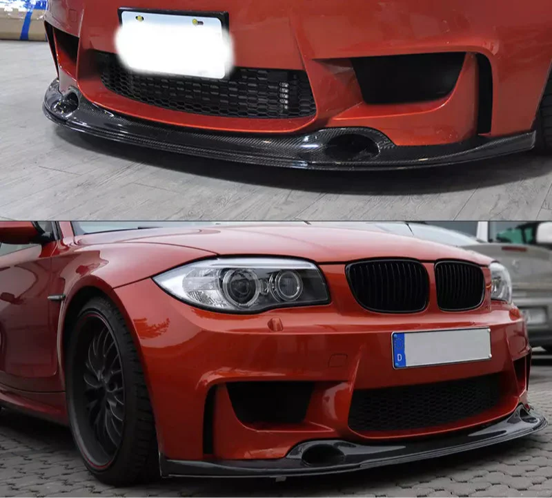 Carbon Fiber GT4 Style Front Lip - 2011-2012 BMW E82 1M