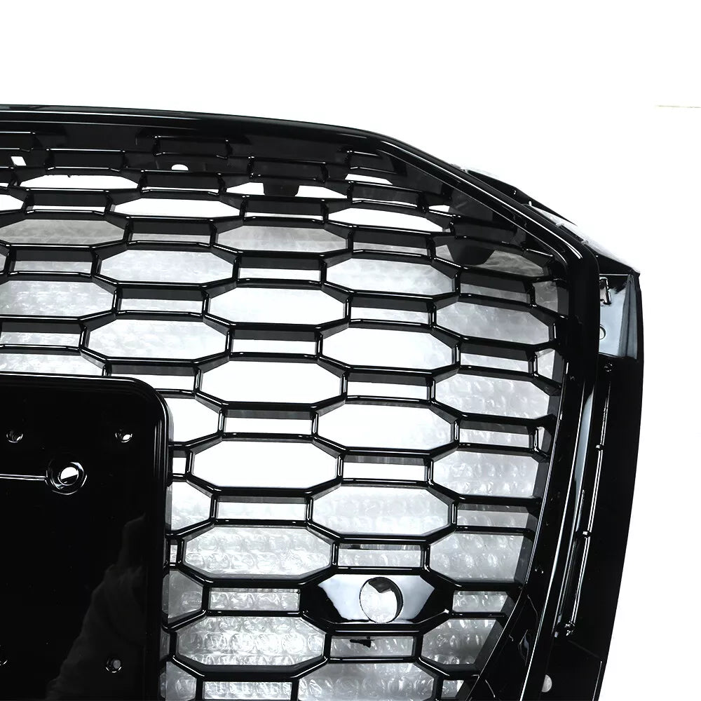 Gloss Black RS5 style Front Bumper Grille - Audi A5 S5 B9 2017-2019