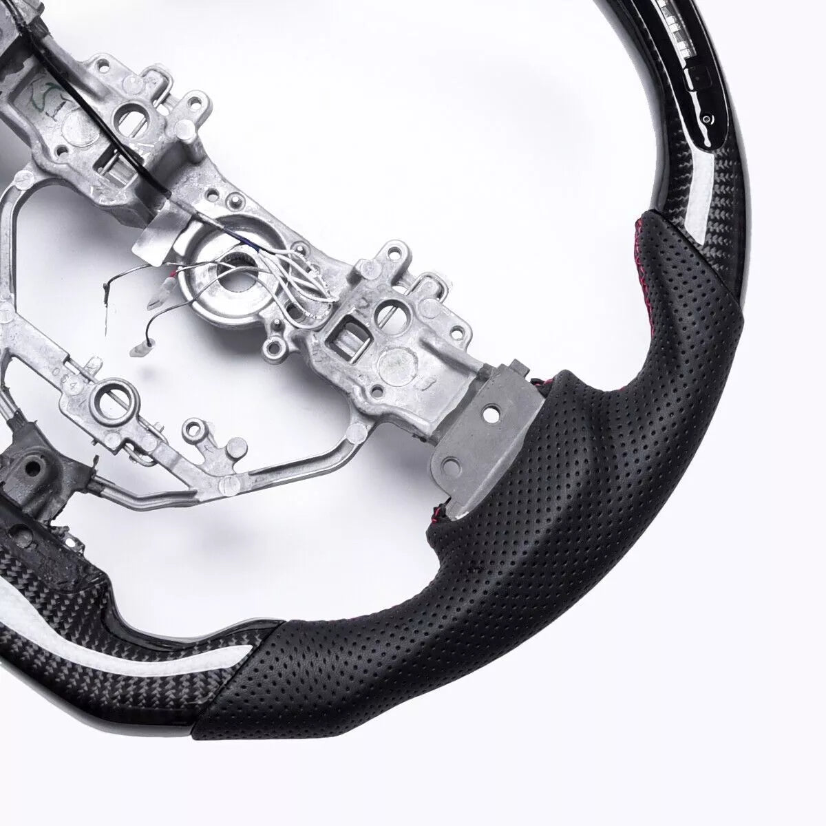 Carbon Fiber Steering Wheel W/ Heated &LED - Lexus IS GS CT NX RC F LX