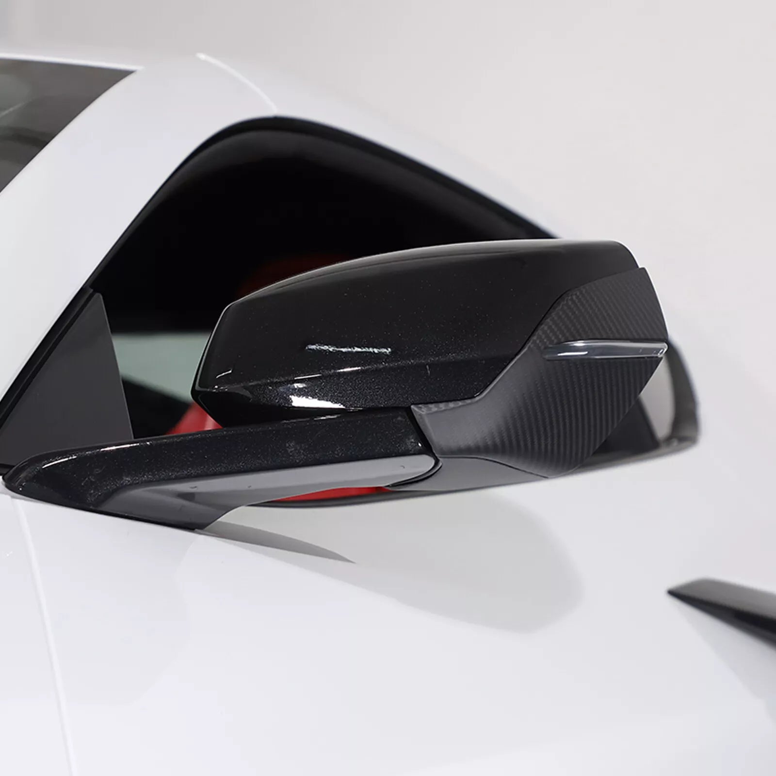 Carbon Fiber Side Lower Mirror Cover - Chevrolet Corvette C8 Stingray Z51 Z06
