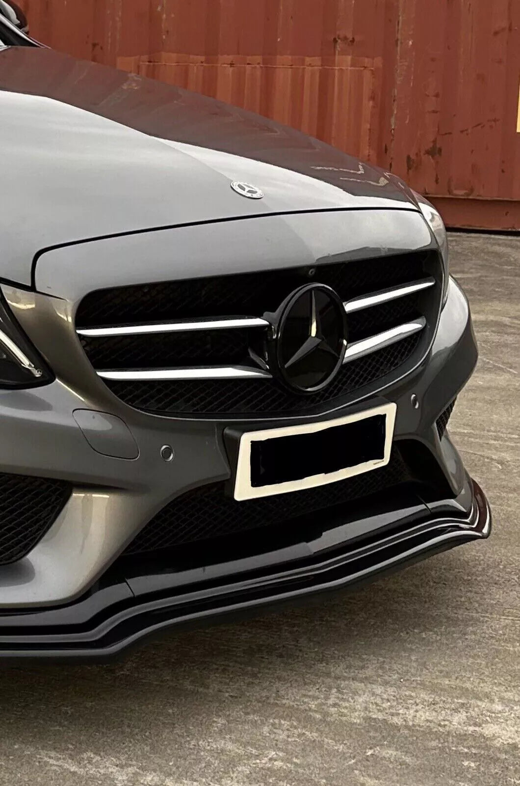 Mercedes Benz Full Black Emblem - Mercedes Benz W205 W212 C300, C43 AMG, E350, E550, E63 AMG