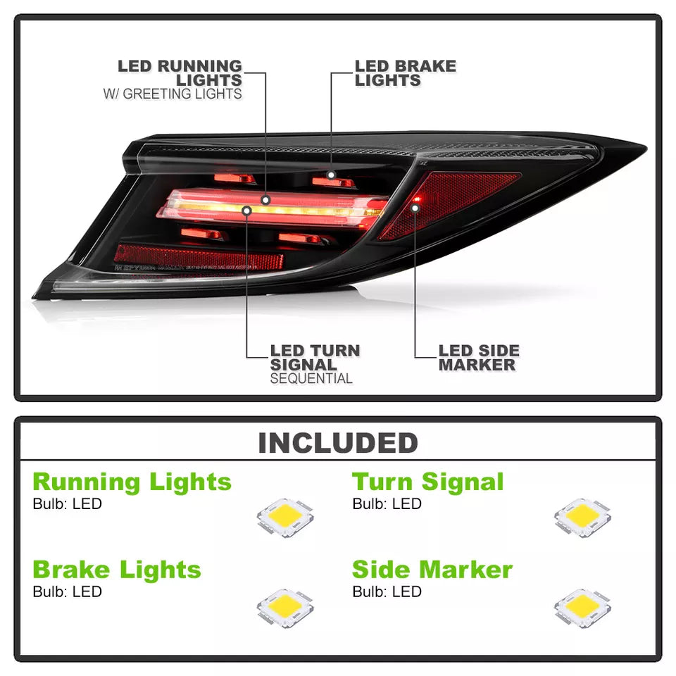 LED Tail Light Sequential Signal upgrade - Toyota GR86/Subaru BRZ 2022-2024