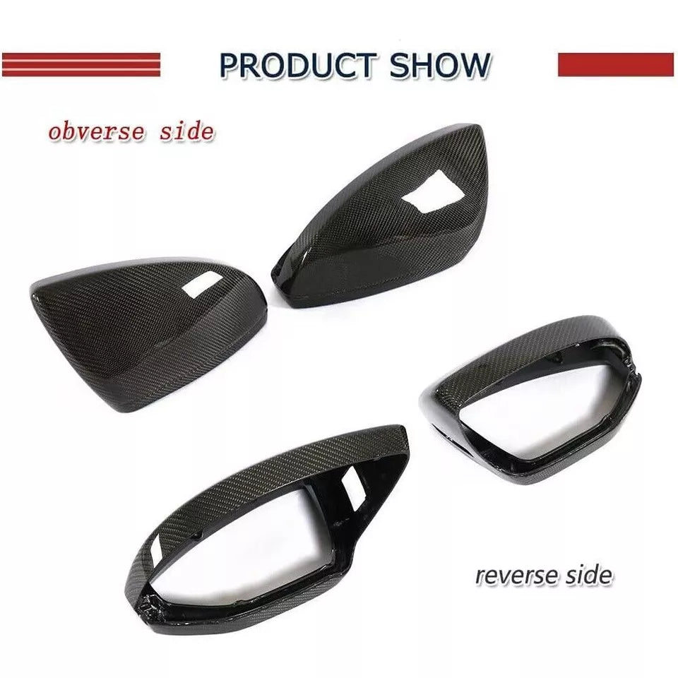 Carbon Fiber Mirror Cap Set - Audi RS7 / S7 / A7 | S8 / A8 | RS6 / S6 / A6