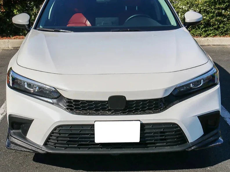 HPD Style Carbon Fiber Side Front Bumper Lip - Honda Civic 11th