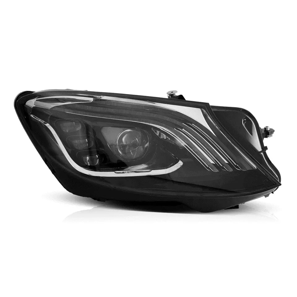 2018+ OEM Style Full LED Head Lights - 2014-17 Mercedes Benz S Class