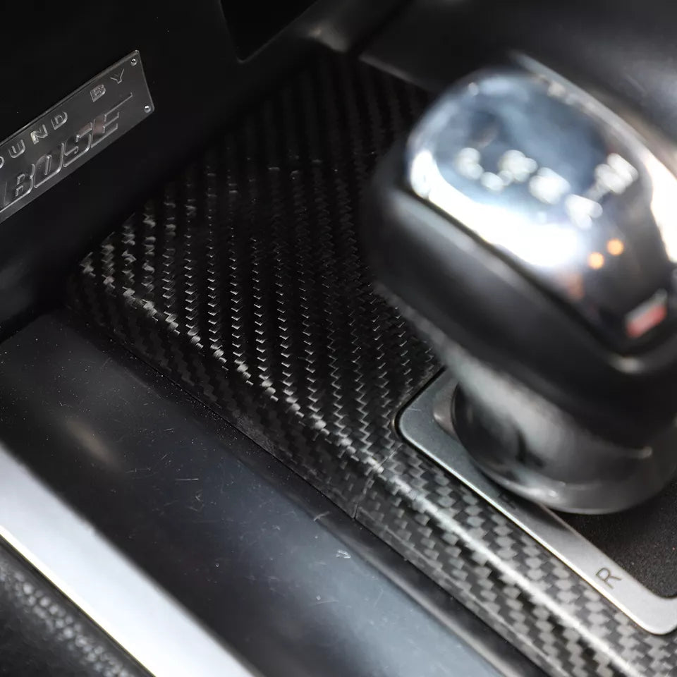 Carbon Fiber interior Central Control Gear Shift Panel Trim - Nissan GTR R35