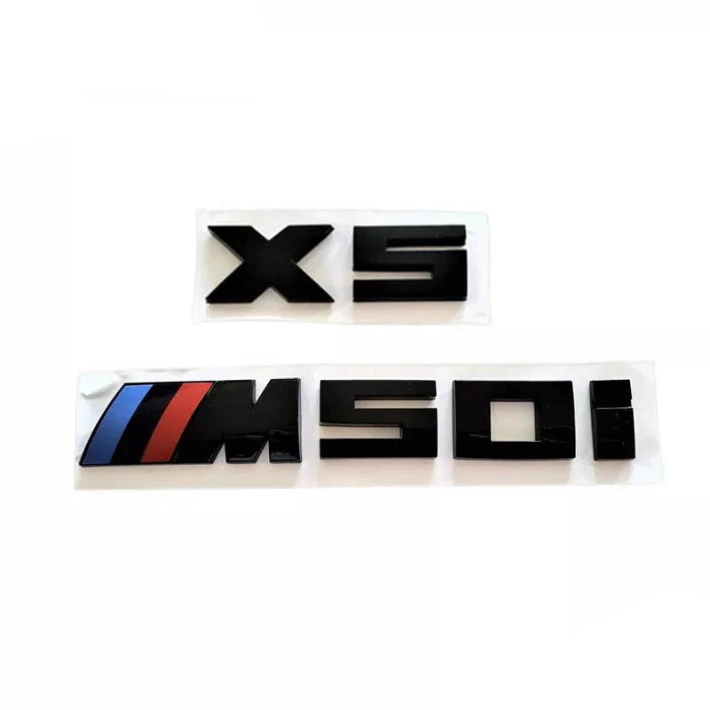 Black X5 M50i Badge - BMW G05