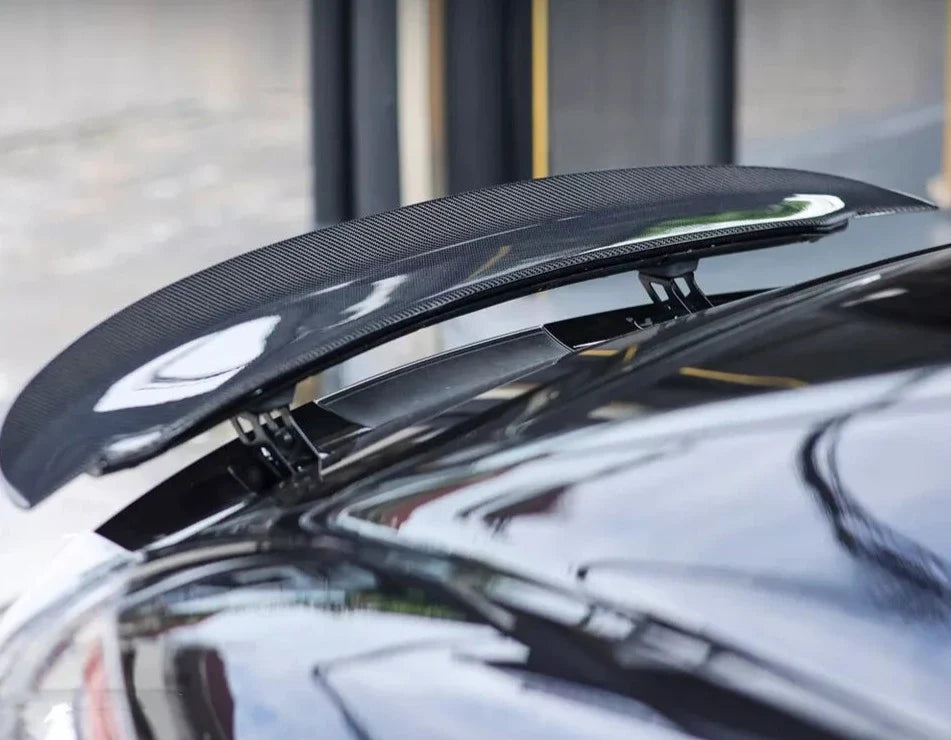 Carbon FIber Rear Trunk Spoiler Wing - Porsche 981 Boxster Cayman Coupe 2013-16