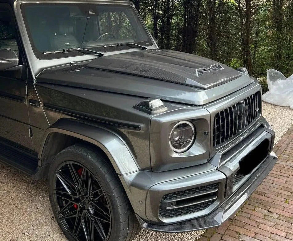 Carbon Fiber Front Lip - Mercedes Benz G-Class G500/G550/G55/G63 AMG