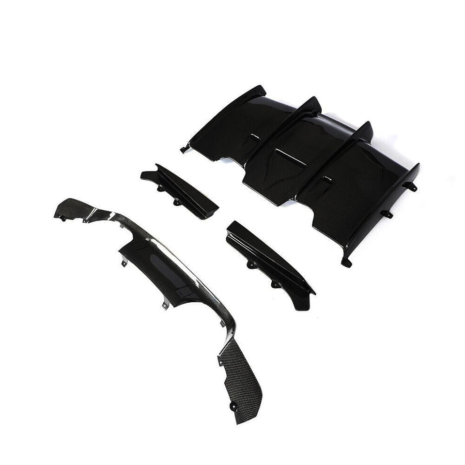 PSM Style Gloss Black Сarbon Fiber Rear Diffuser - BMW F80/F82 & F83