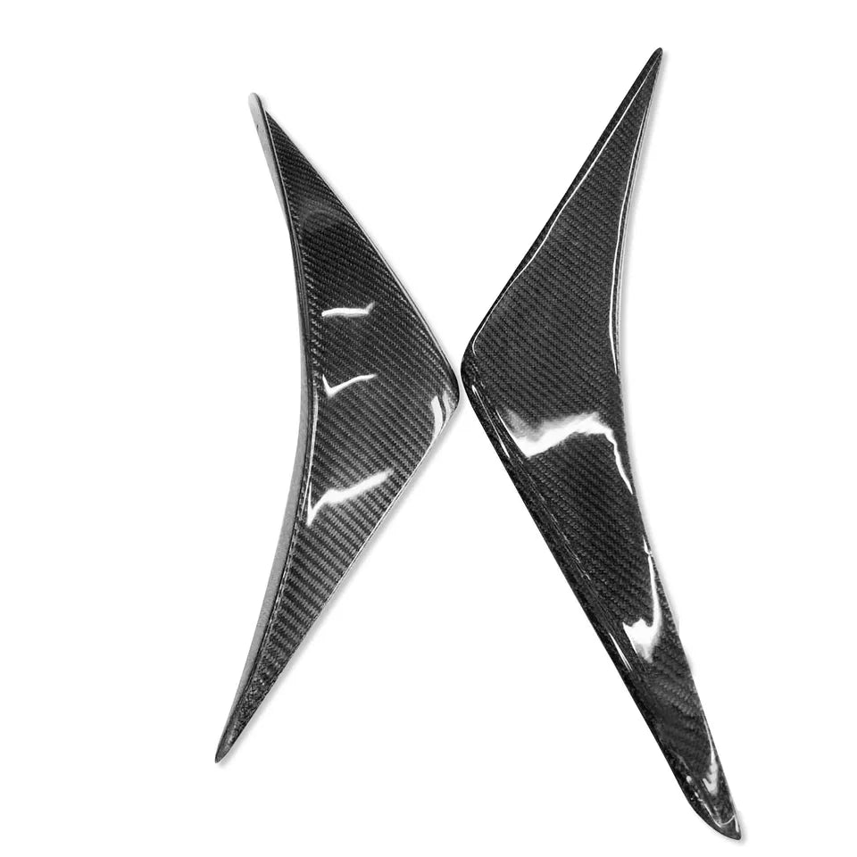 Carbon Fiber Front Bumper Canard - Ford Mustang