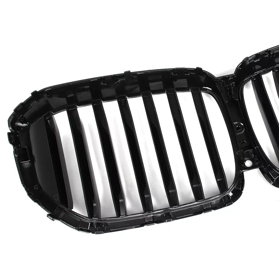 Gloss Black Single Line Front Kidney Grille - BMW X5 G05 2024 LCI