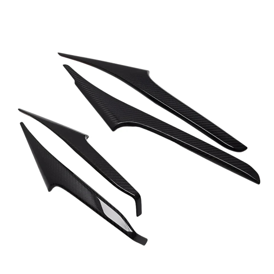 Carbon Fiber Door Panel Interior Cover Trim - Lexus IS300 350 500 F Sport 2021-2024