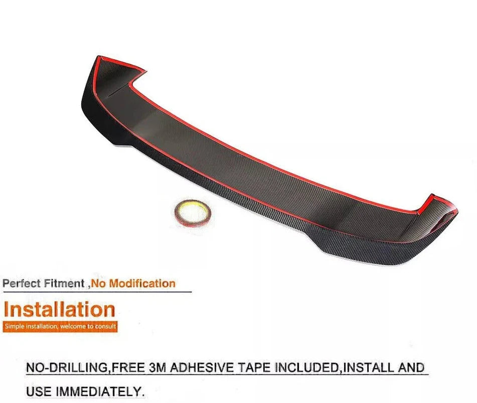 Carbon Fiber Rear Roof Window Spoiler Top Wing - BMW X3 G01