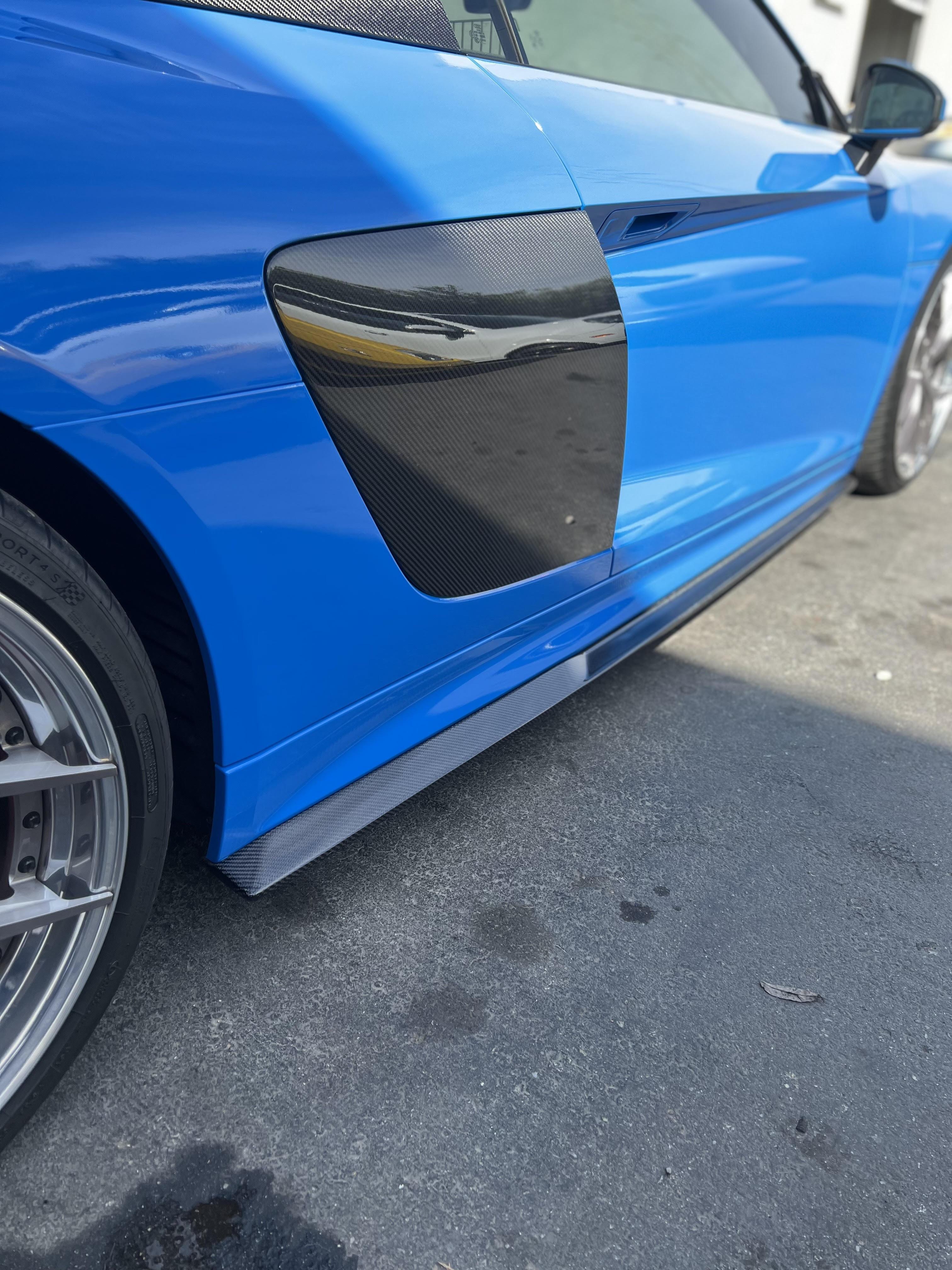 Audi R8 Artisan Carbon Fiber Side Skirts