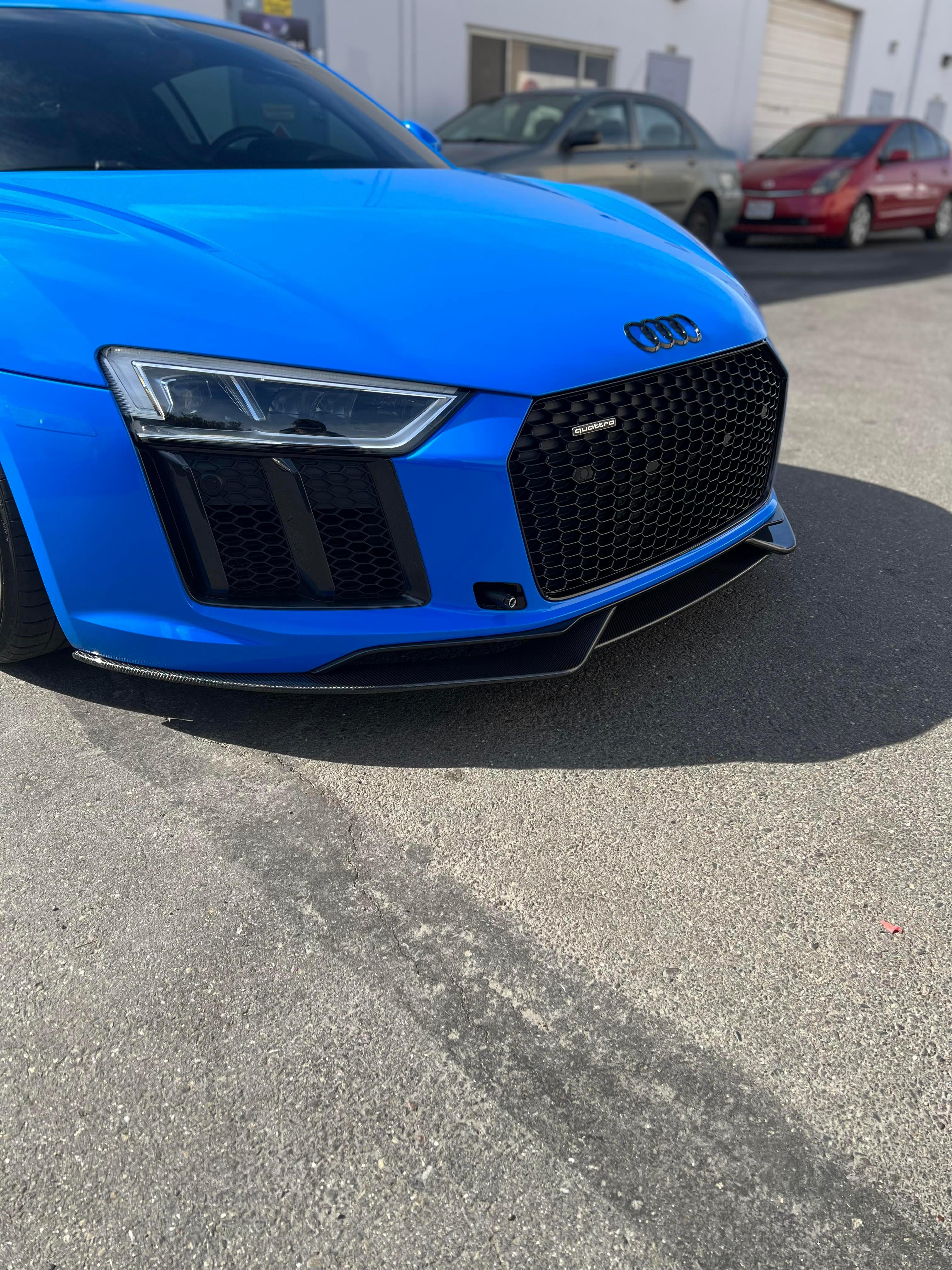 Audi R8 3Pc Artisan Carbon Fiber Front Lip