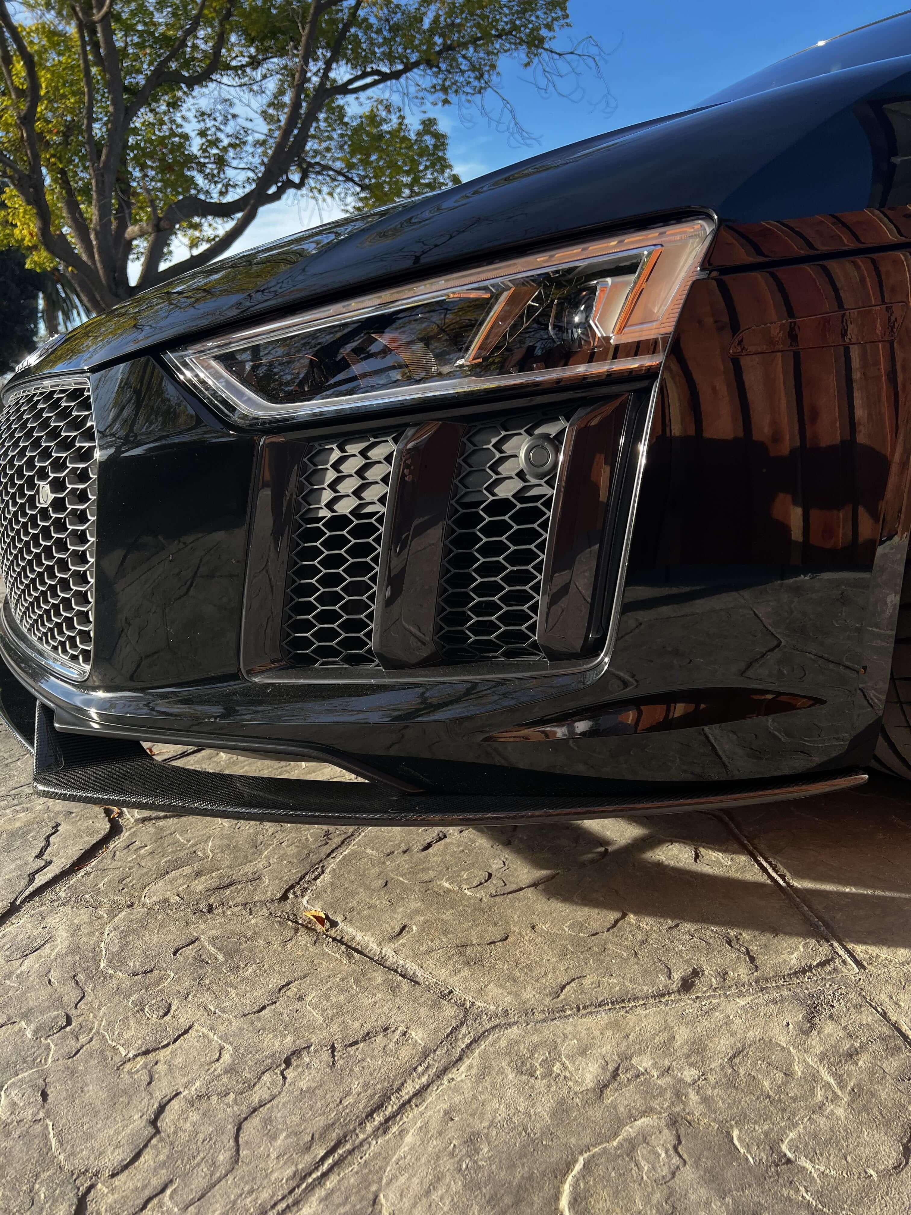 Audi R8 3Pc Artisan Carbon Fiber Front Lip