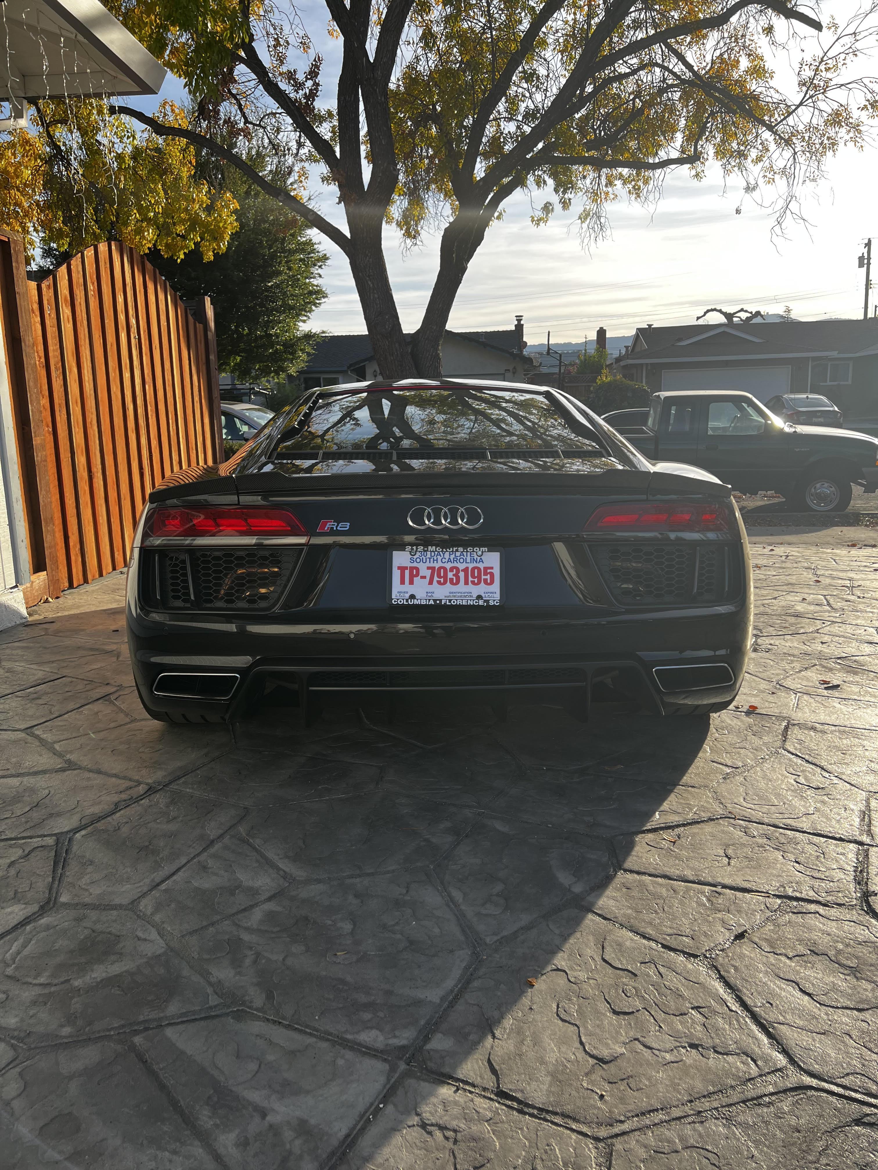 Audi R8 3pc Carbon Fiber Lip Spoiler 2017-2024