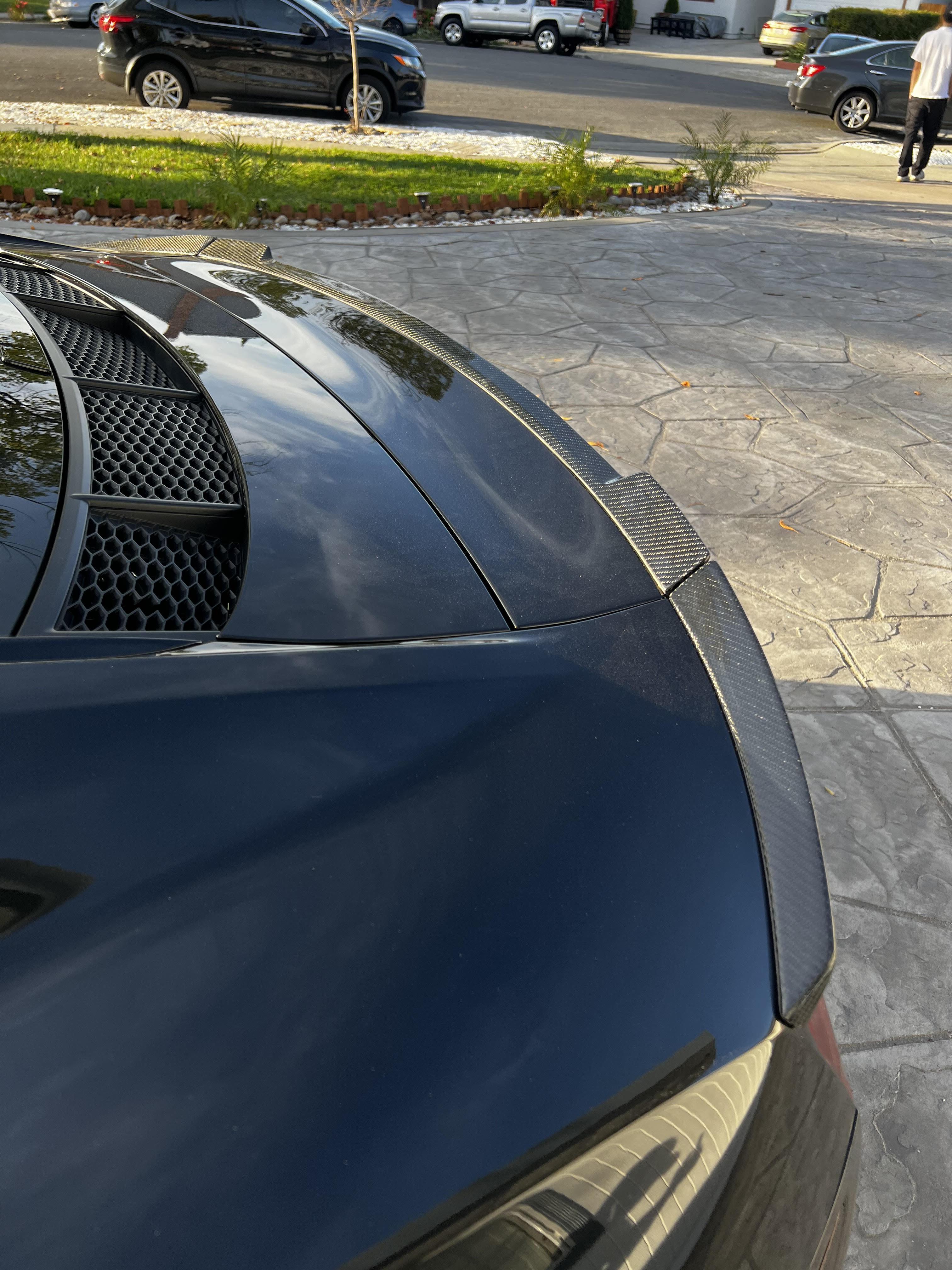 Audi R8 3pc Carbon Fiber Lip Spoiler 2017-2024