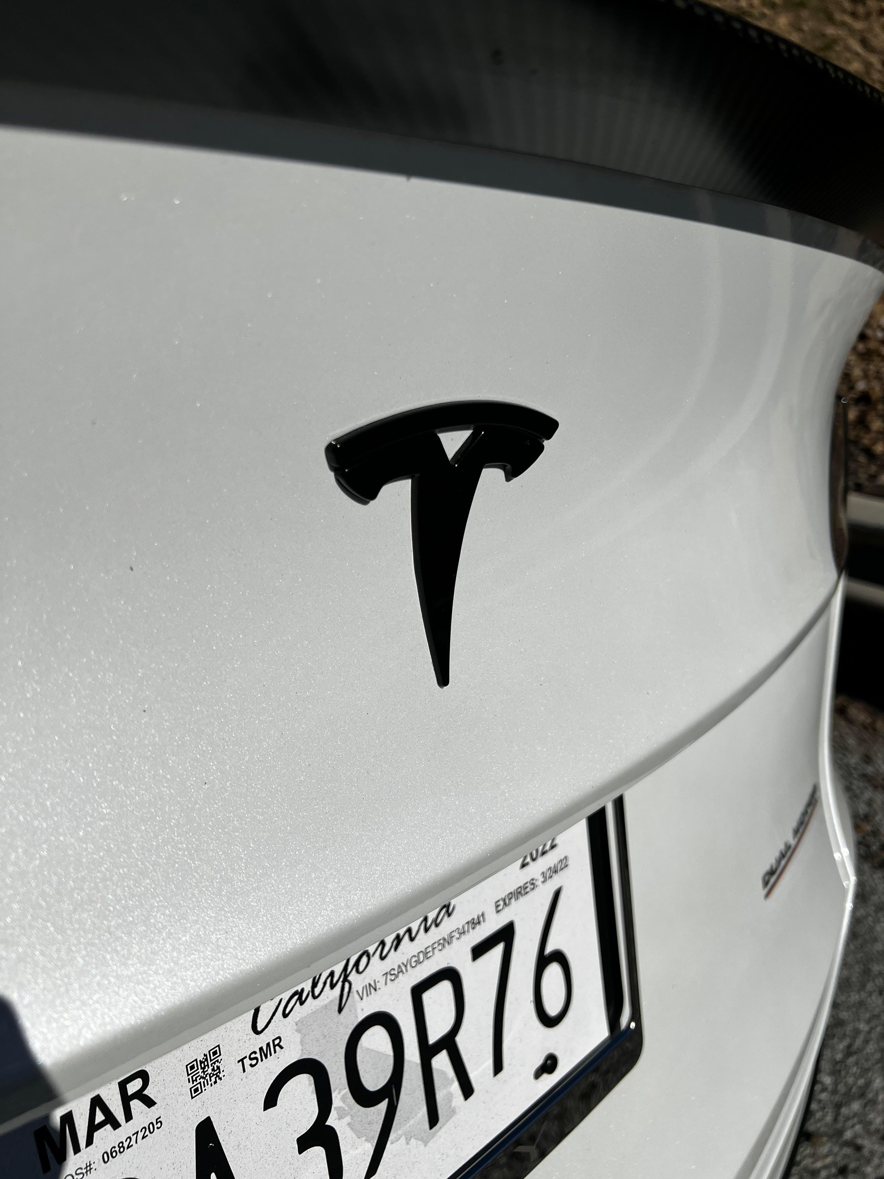 Tesla Model 3/Y Rear Badge