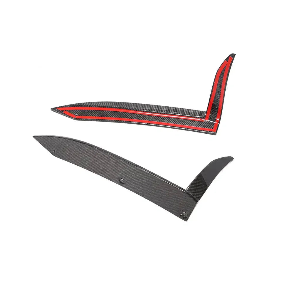 Carbon Fiber 991 Rear Bumper Canard for Porsche 911 991 Carrera 4 GTS