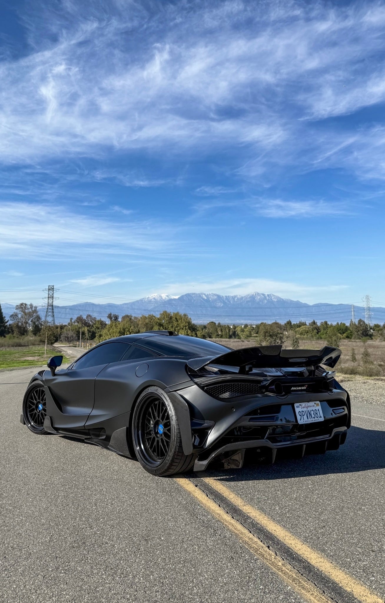 McLaren 720s Carbon Fiber Artisan Rear Bumper With Diffuser