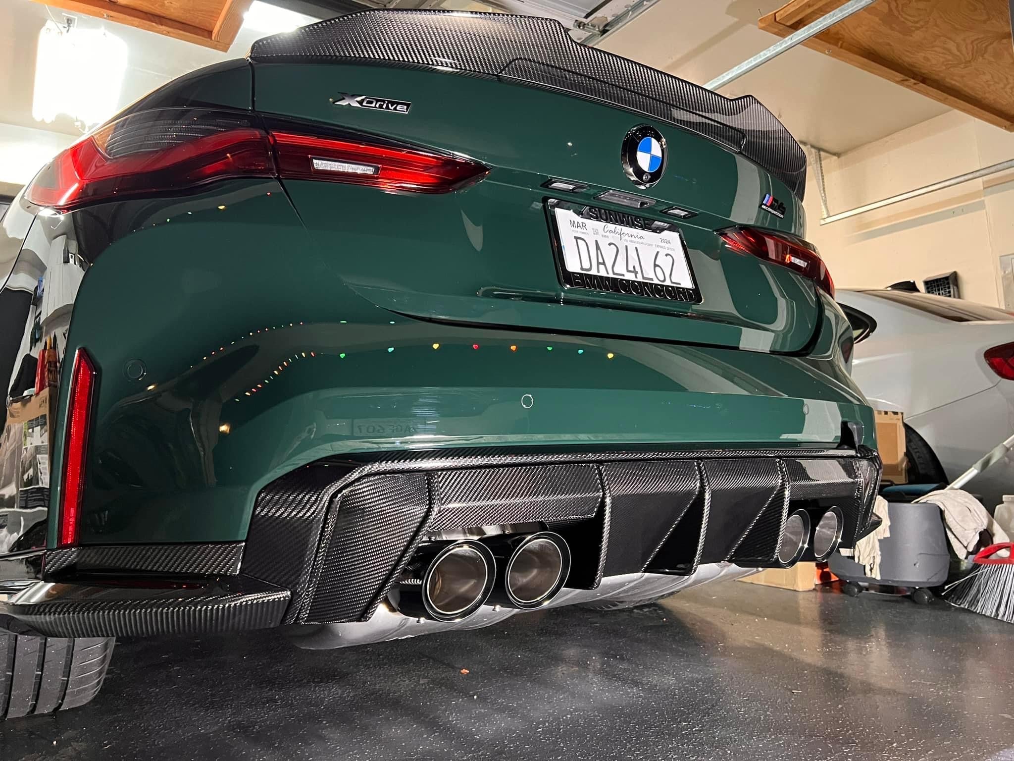 Carbon Fiber Rear Diffuser Trim - BMW G80 M3 & G82 / G83 M4