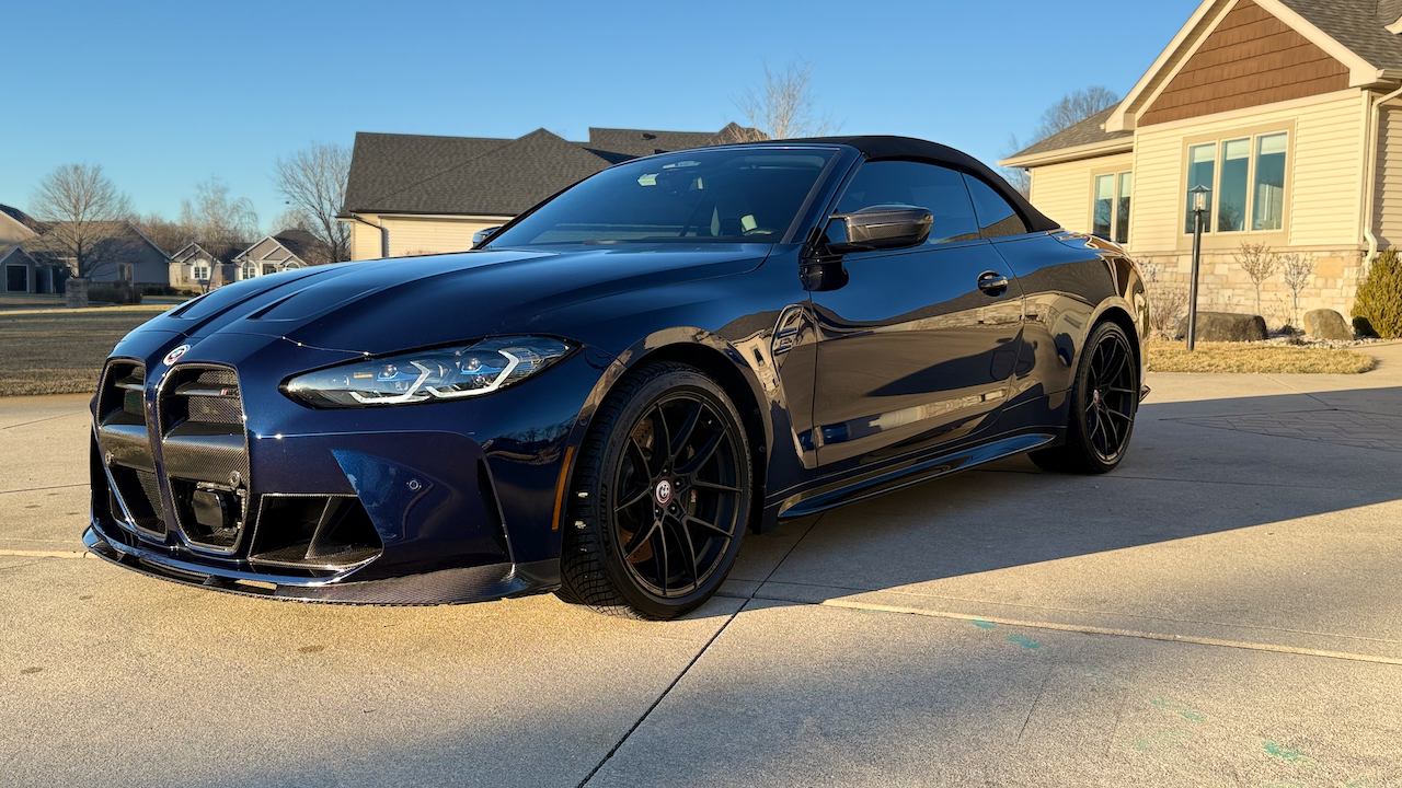 3D Style Dry Carbon Fiber Front Lip w/ Installed by OEM Mounting points - BMW G80 M3 & G82 / G83 M4