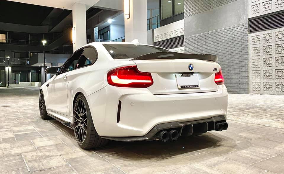 V-Style Carbon Fiber Rear Diffuser - BMW F87 M2 & M2C