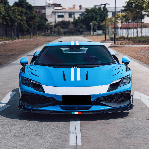 FERRARI 296 GTB Dry carbon fiber Front lip
