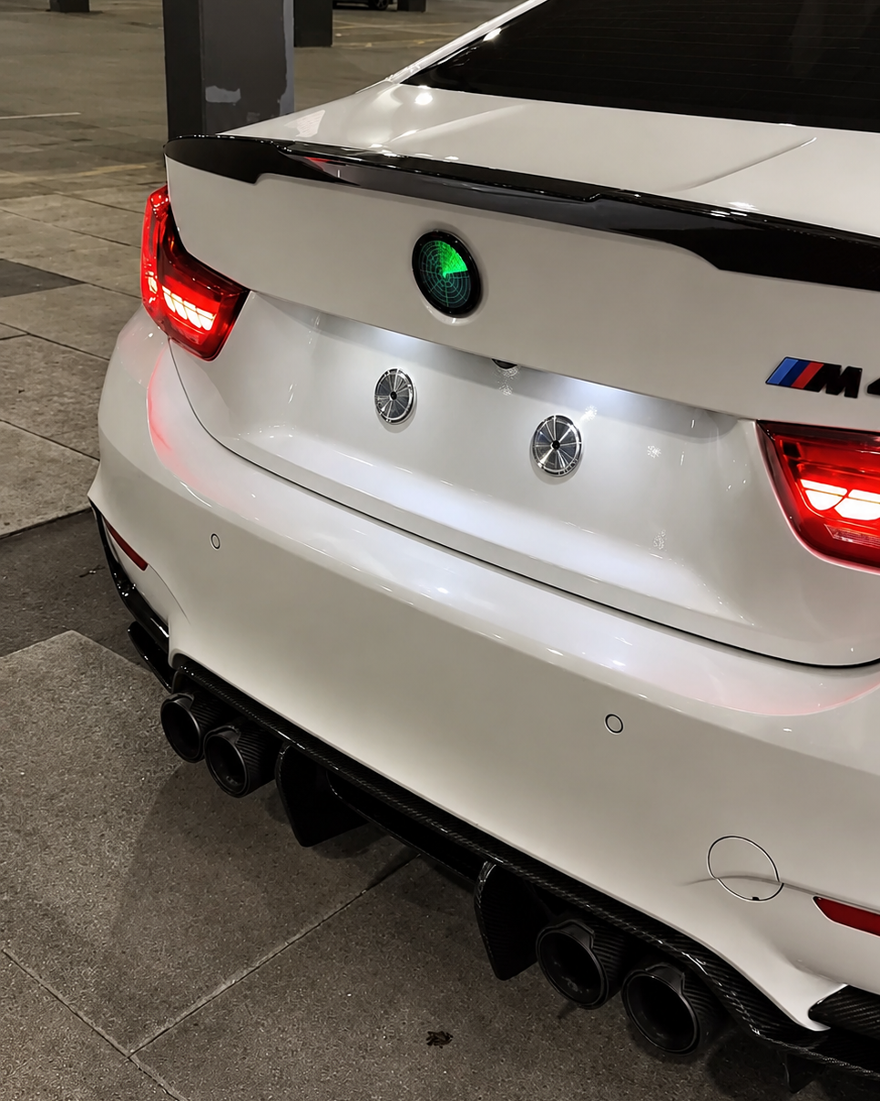 Dynamic LED Emblem for BMW F10, F30, E90, G20, G30, X3, X4 &amp; X6 – Custom Smart Logo Display 74mm/82mm