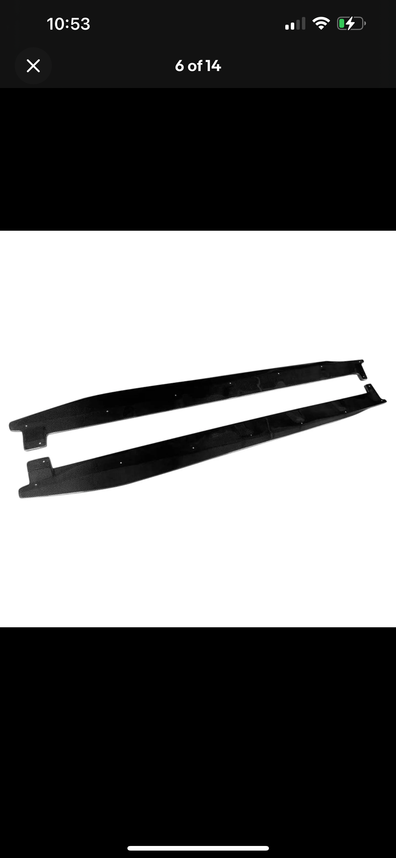 Audi R8 Gen 1 Carbon Fiber Side Skirt Extension