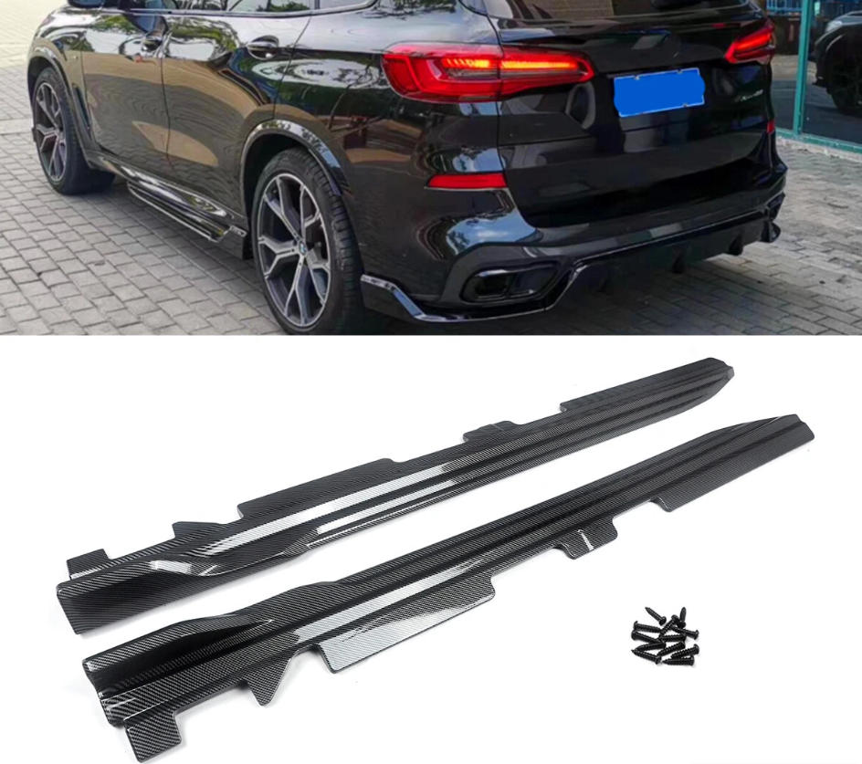 Carbon Fiber Look Side Skirts - BMW F97 X3M / F98 X4M X4 G02
