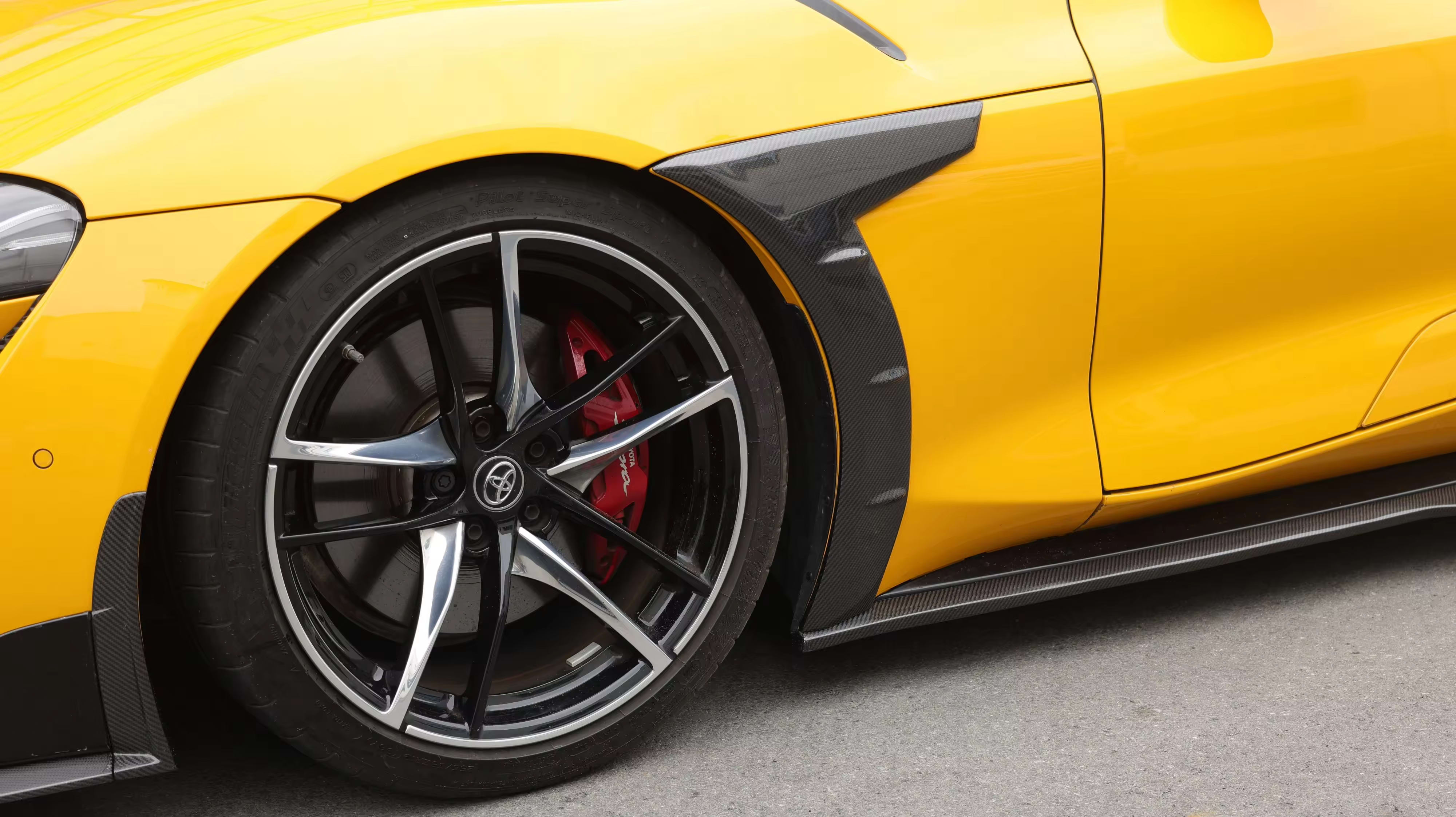 Carbon Fiber TCI Front + Rear Fender Trim -  Toyota GR Supra A90 MK5 (2020–2025)