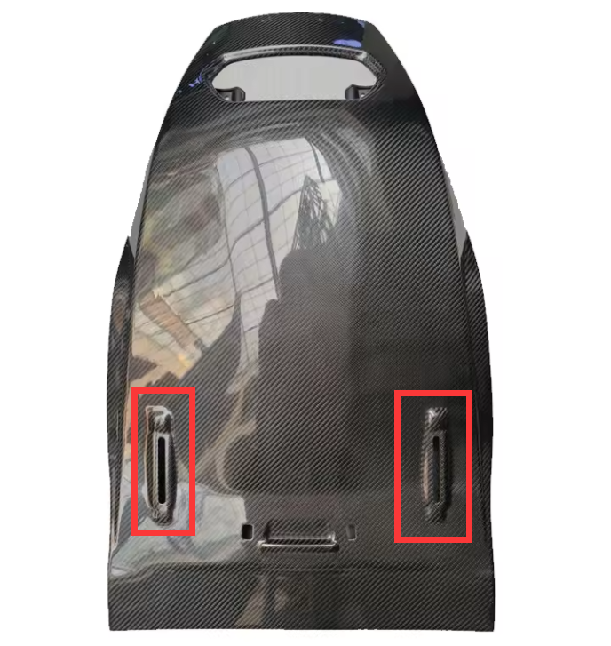 Lamborghini Urus Carbon Fiber Back Seat Cover Replacement