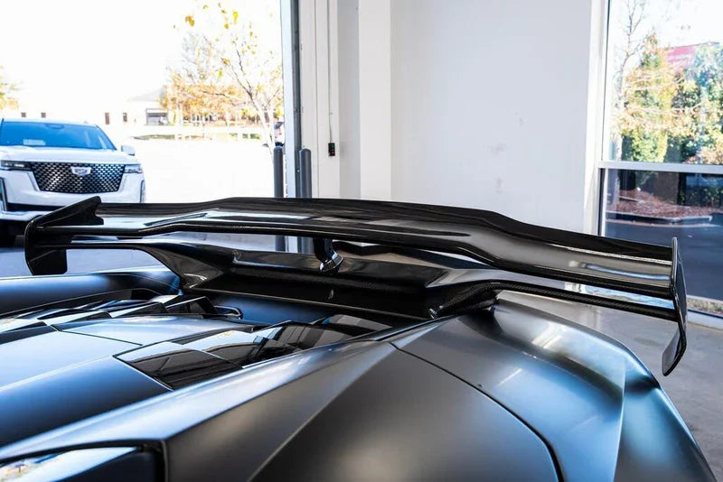 Carbon Fiber STO Wing With Base Panel - Lamborghini Huracan