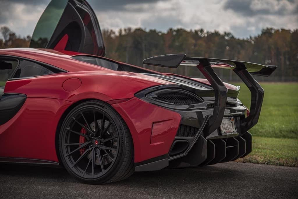 McLaren 540C/570s GT Carbon Fiber Chassis Mount Wing